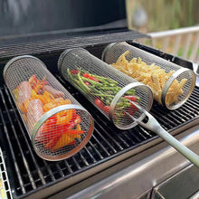 Load image into Gallery viewer, Vianys Rolling Grill Basket