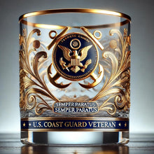 Load image into Gallery viewer, Vianys Veteran Tribute Glass
