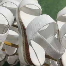 Load image into Gallery viewer, Stretch Peep Toe Casual Side Hollow Slope Bottom Sandals