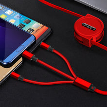 Cargar imagen en el visor de la galería, 3 In 1 Retractable Portable Charging Cable