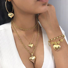 Cargar imagen en el visor de la galería, Heart-shaped Jewelry Set For Women