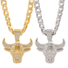 Chargez l'image dans la visionneuse de la galerie, 20 Inches Hip Hop Cuban Link Pendant Necklace