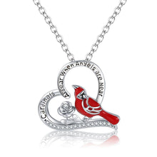 Laden Sie das Bild in den Galerie-Viewer. Women's Heart And Bird Necklace
