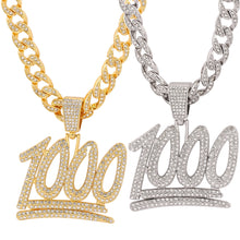 Chargez l'image dans la visionneuse de la galerie, 20 Inches Hip Hop Cuban Link Pendant Necklace