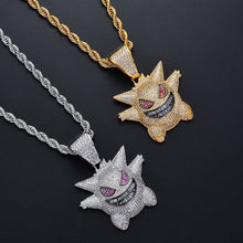 Chargez l'image dans la visionneuse de la galerie, 【Free Shipping】Hip Hop Bling Iced-Out Gengar Pendant Necklace
