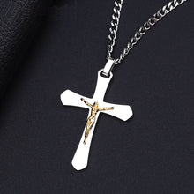 Cargar imagen en el visor de la galería, Titanium Steel Jesus Cross Pendant