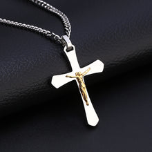 Cargar imagen en el visor de la galería, Titanium Steel Jesus Cross Pendant