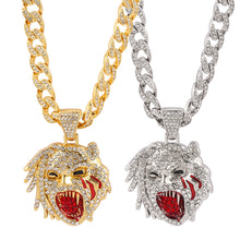 Chargez l'image dans la visionneuse de la galerie, 20 Inches Hip Hop Cuban Link Pendant Necklace