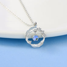 Laden Sie das Bild in den Galerie-Viewer. S925 Sterling Silver Feather Necklace