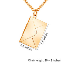 Chargez l'image dans la visionneuse de la galerie, Fashion Envelope Womens Necklace