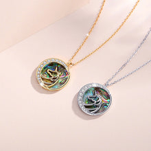 Chargez l'image dans la visionneuse de la galerie, S925 Sterling Silver Abalone Shell Unicorn Necklace