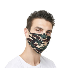 Lataa kuva Galleria-katseluun, Camouflage Color Reusable Cotton insertable PM2.5 Filter Mask