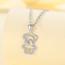 Chargez l'image dans la visionneuse de la galerie, S925 Sterling Silver Cute Bear Necklace