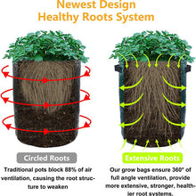 Laden Sie das Bild in den Galerie-Viewer. Potato Grow Planter PE Container Bag Vegetables Garden Outdoor