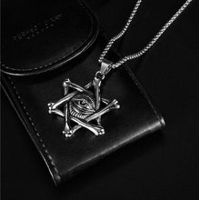 Cargar imagen en el visor de la galería, Men Stainless Steel Pendants Evil Eye Punk Neckalces