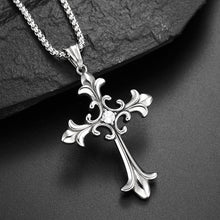Laden Sie das Bild in den Galerie-Viewer. Gothic Stylel Vintage Stainless Stee Cross Pendant