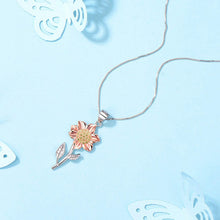 Lataa kuva Galleria-katseluun, Women's Sunflower Plating Gold Clavicle Necklace