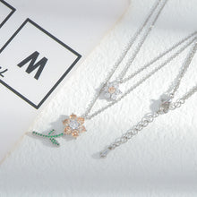 Laden Sie das Bild in den Galerie-Viewer. Sunflower Double-Layer Clavicle Necklace