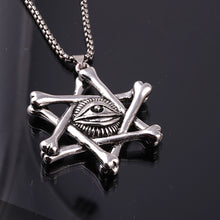 Cargar imagen en el visor de la galería, Men Stainless Steel Pendants Evil Eye Punk Neckalces