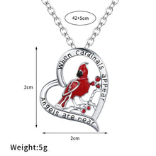Laden Sie das Bild in den Galerie-Viewer. Women's Heart And Bird Necklace