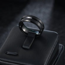 Lataa kuva Galleria-katseluun, 8MM Mens Stainless Steel Finger Ring
