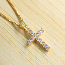 Load image into Gallery viewer, Men's Cubic Zirconia Tiny Diamond 24 Inches Pendant Necklace