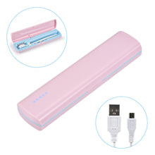 Lataa kuva Galleria-katseluun, Portable Rechargeable Toothbrush Sanitizer Case