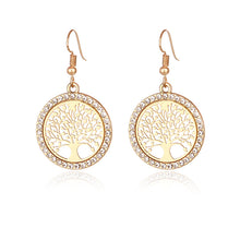 Lataa kuva Galleria-katseluun, Tree Of Life Necklace &amp; Earrings Set
