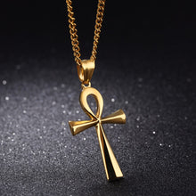 Chargez l'image dans la visionneuse de la galerie, Ankh Egyptian Necklace Symbol Of Life For Women Men