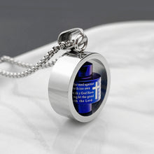 Chargez l'image dans la visionneuse de la galerie, Stainless Steel Rotatable Engraved Bible Pendant Men's Necklace