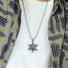 Cargar imagen en el visor de la galería, Men Stainless Steel Pendants Evil Eye Punk Neckalces