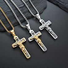Laden Sie das Bild in den Galerie-Viewer. Jesus Cross Pendant Necklace