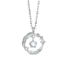 Laden Sie das Bild in den Galerie-Viewer. S925 Sterling Silver Feather Necklace