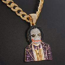 Chargez l'image dans la visionneuse de la galerie, 20 Inches Hip Hop Cuban Link Pendant Necklace