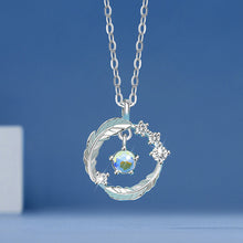 Laden Sie das Bild in den Galerie-Viewer. S925 Sterling Silver Feather Necklace