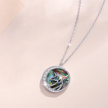 Chargez l'image dans la visionneuse de la galerie, S925 Sterling Silver Abalone Shell Unicorn Necklace