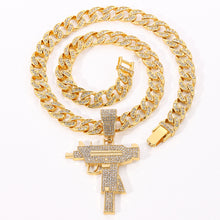 Chargez l'image dans la visionneuse de la galerie, 20 Inches Hip Hop Cuban Link Pendant Necklace