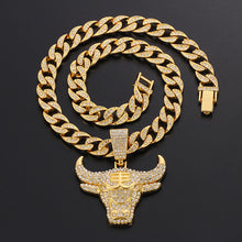 Chargez l'image dans la visionneuse de la galerie, 20 Inches Hip Hop Cuban Link Pendant Necklace