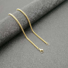 Lataa kuva Galleria-katseluun, Titanium Steel Gold-Plated Cross Necklace