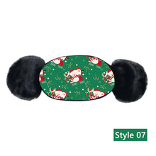 Cargar imagen en el visor de la galería, Children's Winter Warm Ears Christmas Print Masks