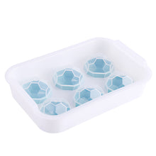 Lataa kuva Galleria-katseluun, 6 Hole Large Sphere Whiskey Ice Tray Mold with Lid