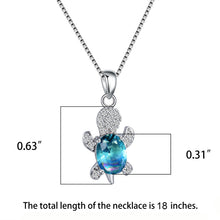 Lataa kuva Galleria-katseluun, 【Free Shipping】Cute Tortoise Crystal Zircon Necklace And Earrings For Women And Girls