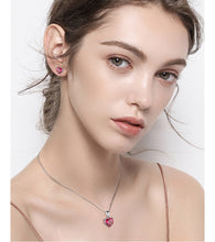 Laden Sie das Bild in den Galerie-Viewer. 925 Sterling Silver Birthstone Pendant Necklace
