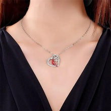 Laden Sie das Bild in den Galerie-Viewer. Women's Heart And Bird Necklace