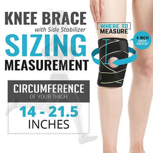 Chargez l'image dans la visionneuse de la galerie, Knee Brace with Side Stabilizers &amp; Patella Gel Pads For Men &amp; Women