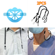 Cargar imagen en el visor de la galería, <transcy>Soporte de máscara 3D ajustable que respira suavemente (5 piezas)</transcy>
