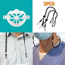 Cargar imagen en el visor de la galería, <transcy>Soporte de máscara 3D ajustable que respira suavemente (5 piezas)</transcy>
