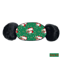 Cargar imagen en el visor de la galería, Children's Winter Warm Ears Christmas Print Masks