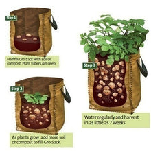 Laden Sie das Bild in den Galerie-Viewer. Potato Grow Planter PE Container Bag Vegetables Garden Outdoor