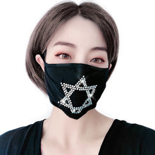 Lataa kuva Galleria-katseluun, Reusable Sparkly Rhinestone Face Mask